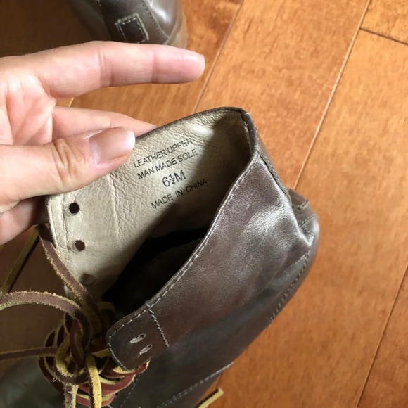 Gee Wawa Bronze Leather  Boots Size 6.5 Women's - Picture 4 of 10